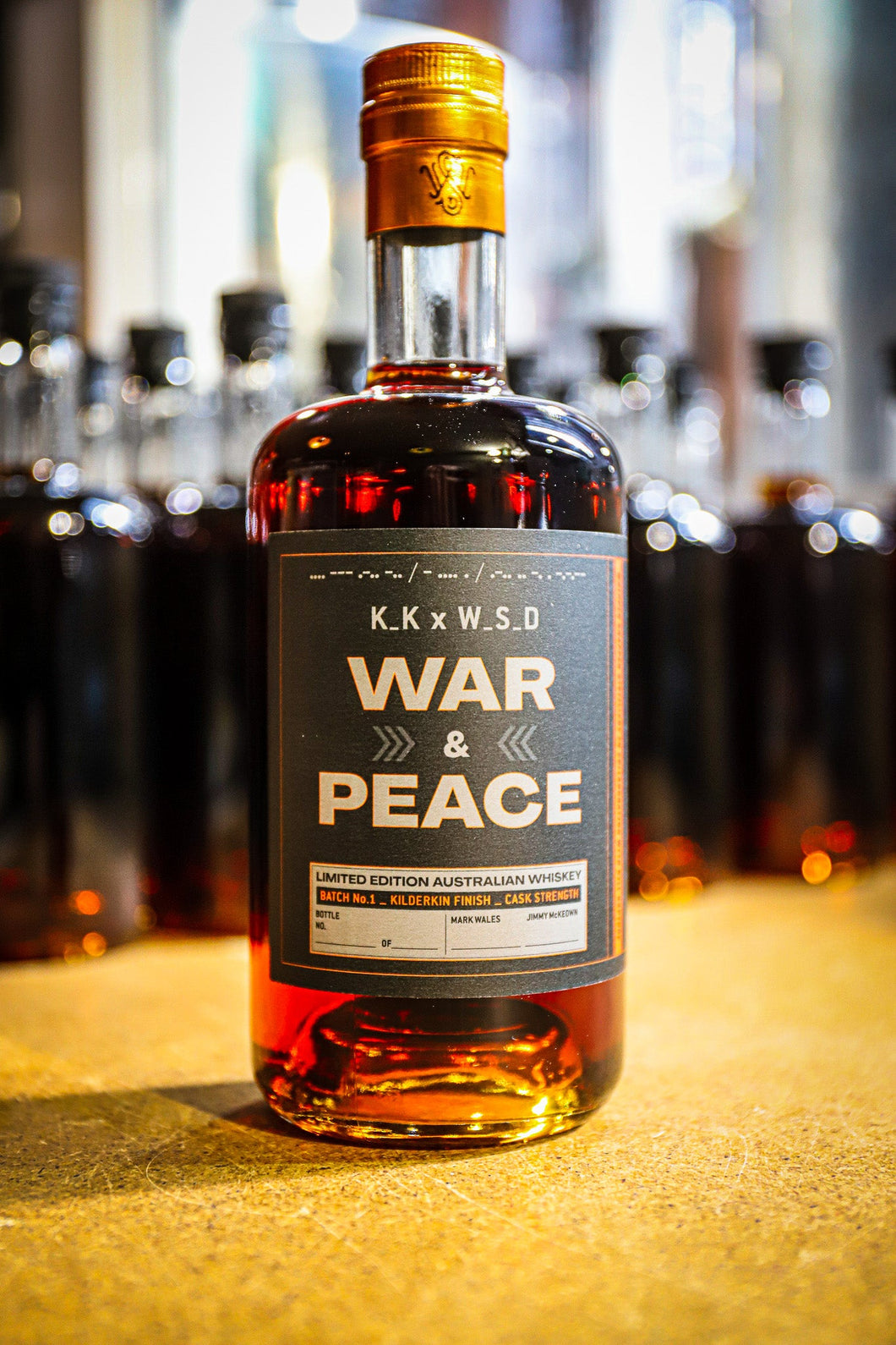 War & Peace Australian Whiskey (Bottle Only)